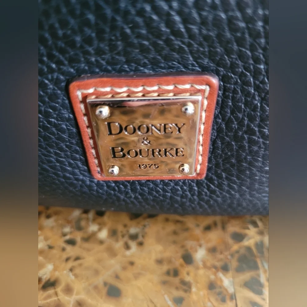 Dooney & Bourke Black and Brown Bag - Picture 10 of 12
